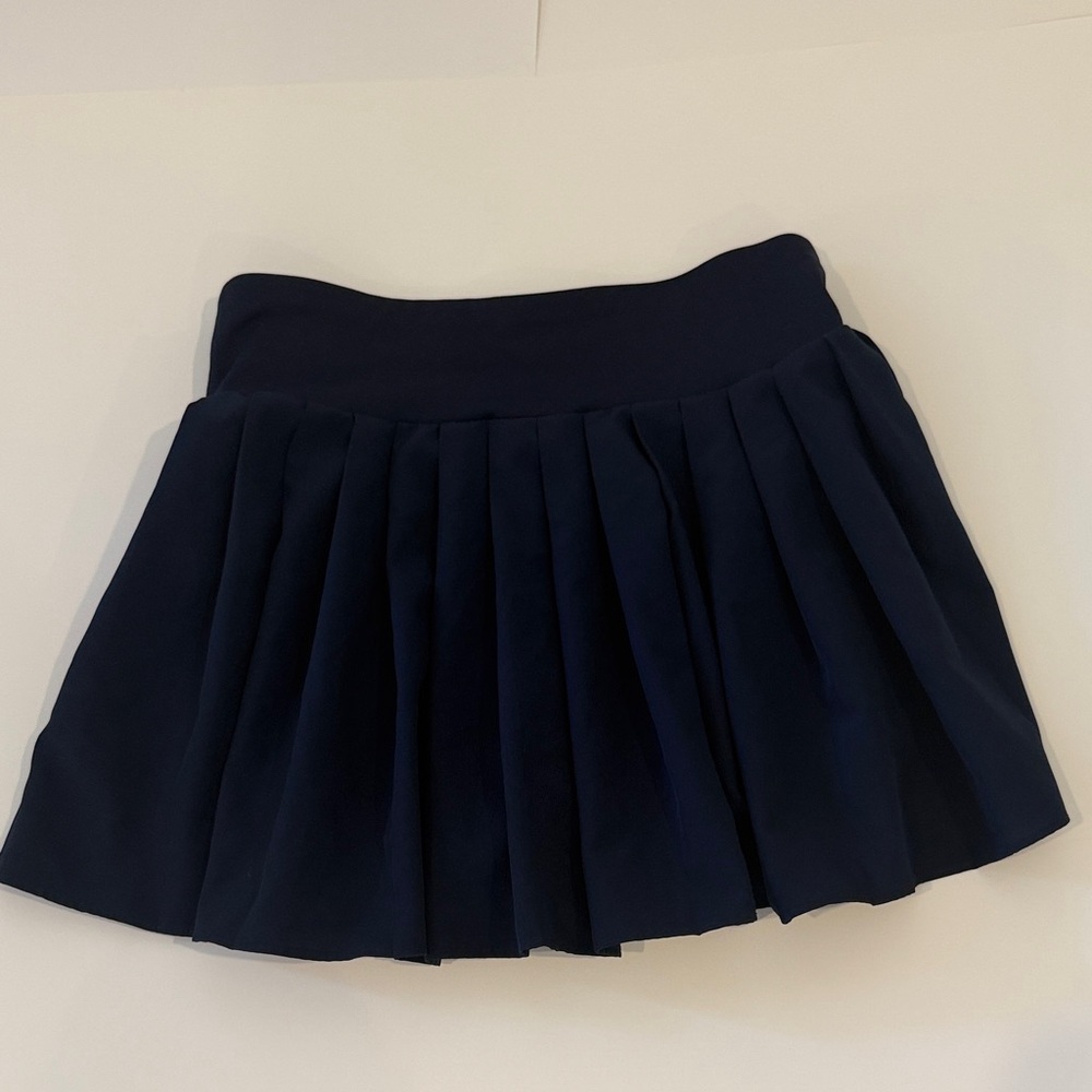 Old Navy Girls Navy Pleated Mini Skort - L (10-12)